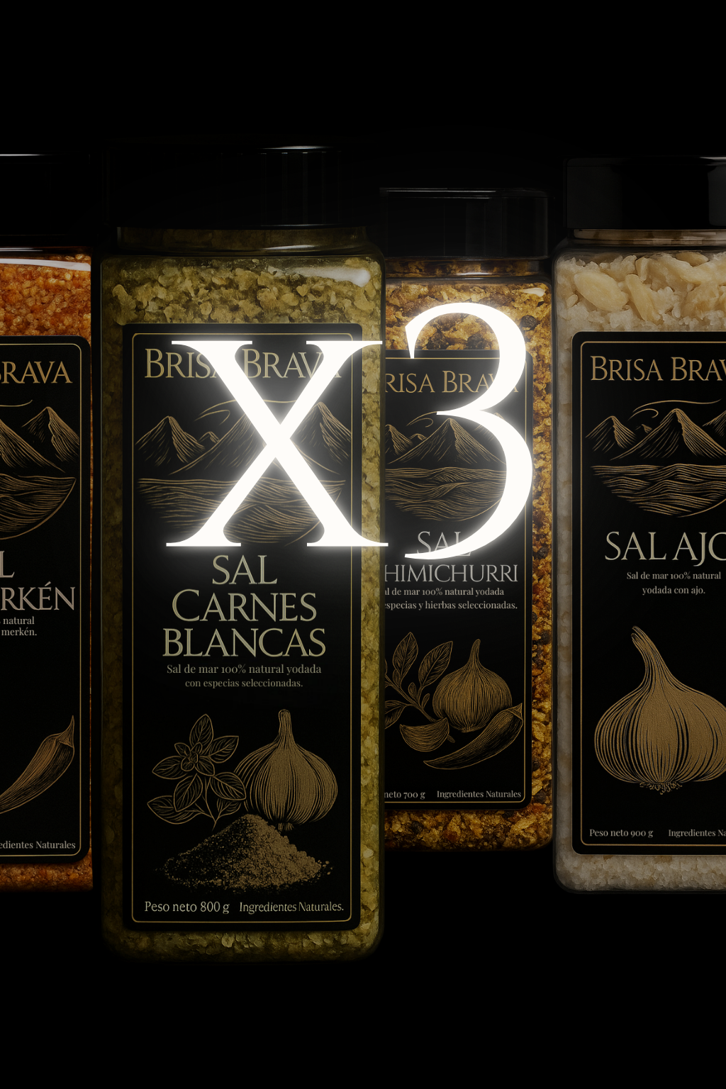 Pack X3 Frascos - Sal Premium